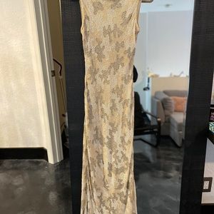 Sequined Marilyn Monroe style beaded gown